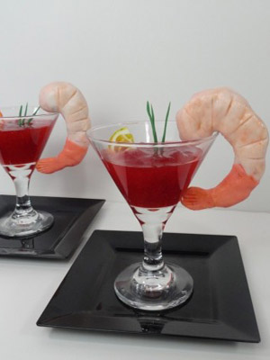 коктейль с креветками