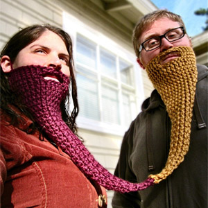 вязаная борода