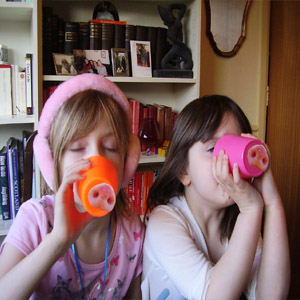 стаканы с поросячим пятачком