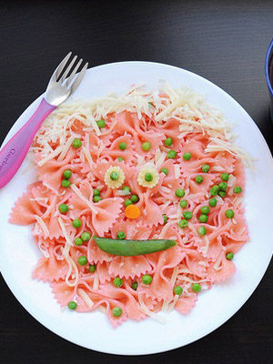 розовая вермишель