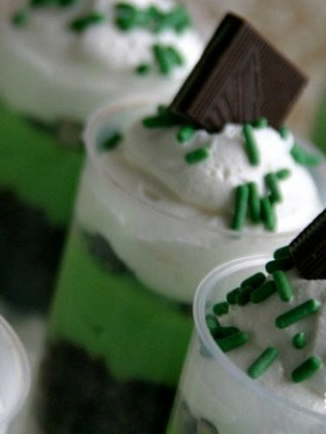 зеленый десерт