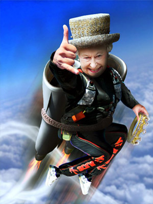 королева летит