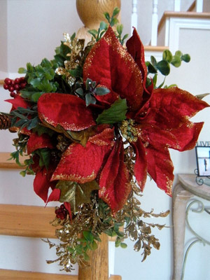 цветы для рождественского декора