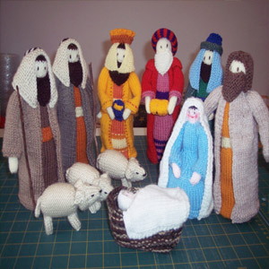 вязаный вертеп