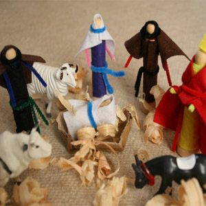 вертеп из ласкутков