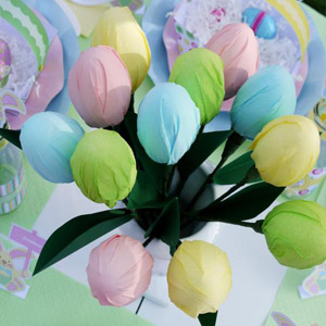 Яичный букет