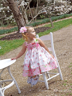 весеннее платье для девочки