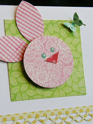 открытка с зайцом