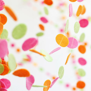 фетровые кружочки