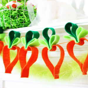 морковки из фетра