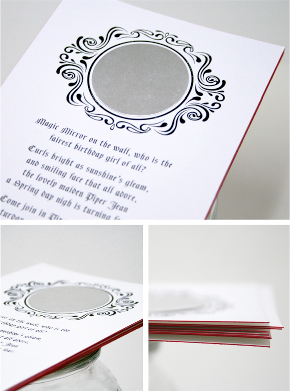 пригласительные на праздник Белоснежки