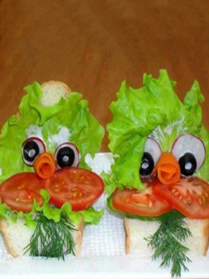 овощные бутерброды 