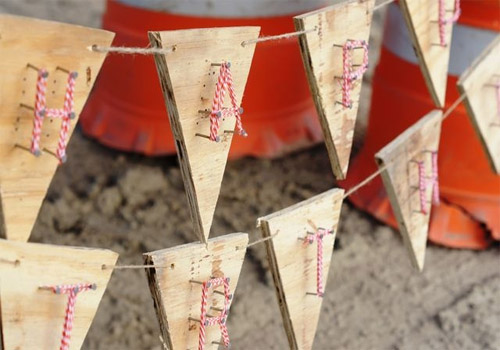 экологичная поздравительная надпись