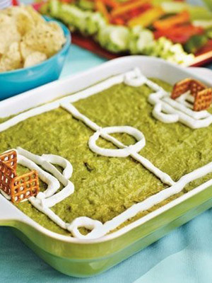 салат «Футбольное поле» 