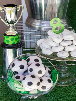 печенье «Футбольные мячи»