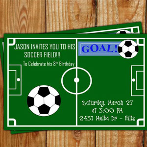  Приглашение Футбольное поле