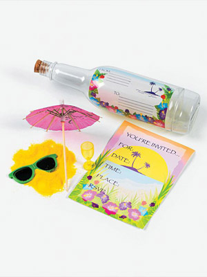 Приглашение Гавайская загадка