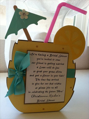 Приглашение Кокосовый фреш