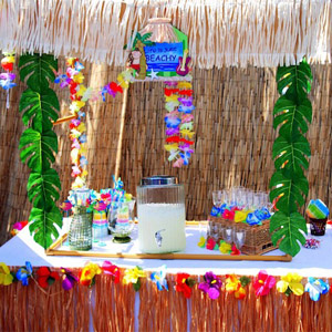 декор к гавйской вечеринке