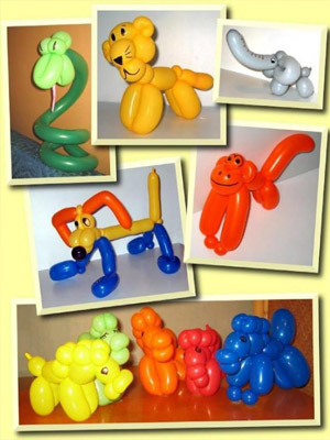 животные из воздушных шариков