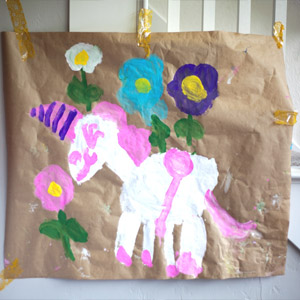 рисунок пальчиками