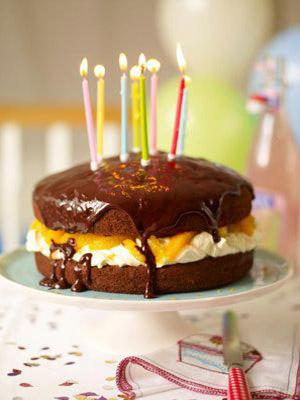 шоколадный торт 