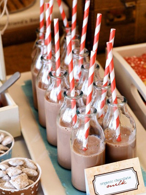 молочно-шоколадный коктейль