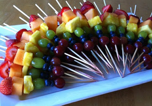 фруктовый шашлык