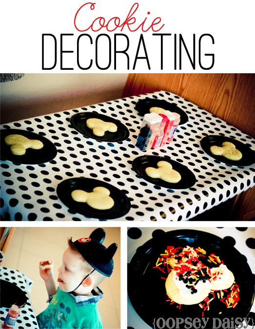 печенье на праздник Микки Мауса