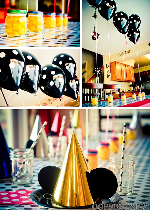 воздушные шары на праздник Микки Мауса