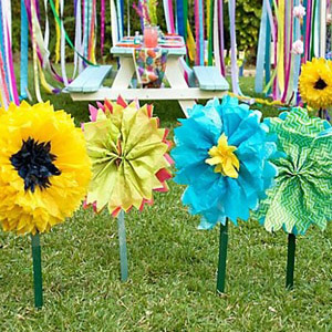 бумажные цветы