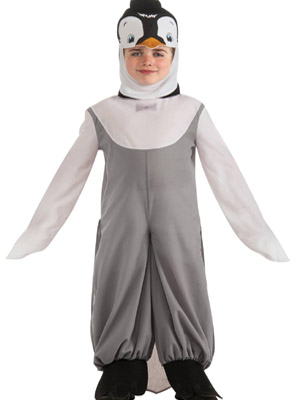 серый костюм пингвина