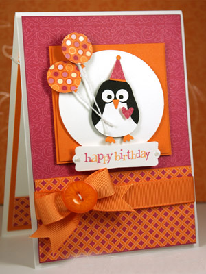 открытка для маленького пингвинчика