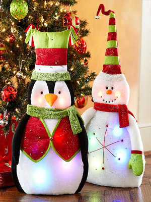 пингвин и снеговик