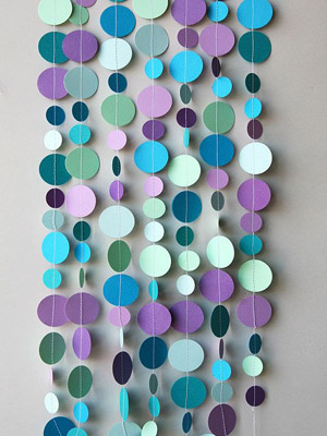 	Бумажные гирлянды
