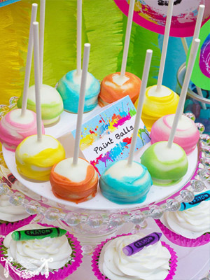 разноцветные шарики мороженого 