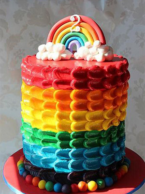 радужный торт