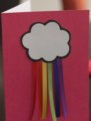 приглашение радуга после дождя 