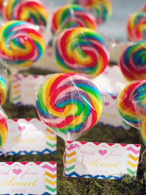 приглашение Карамельная радуга