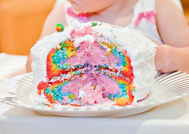 торт краски подводного мира