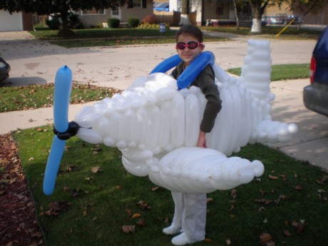 воздушные шары на празднике самолетов