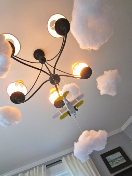 декорации дома - облака