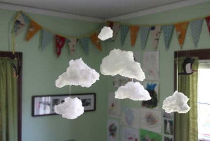 декорации дома - облака