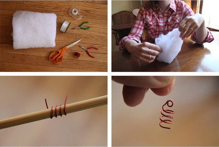 декорации дома - облака