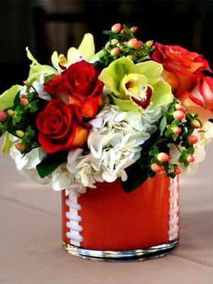 букетик свежих цветов 