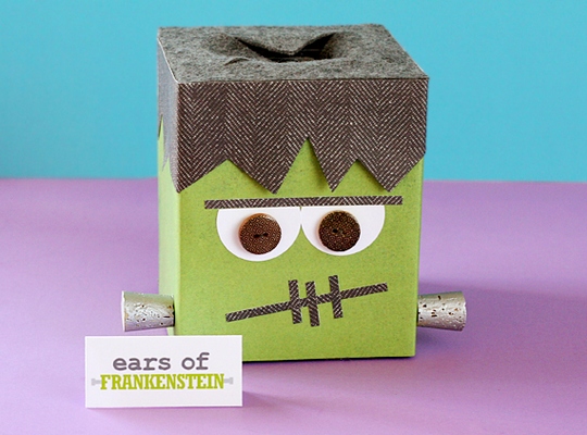 коробка монстр на Хэллоуин