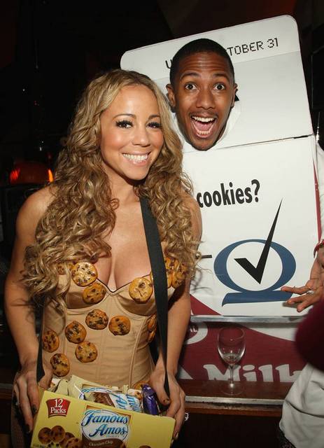 Мерайя Кери на празднике Хэллоуин