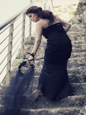 черная фата