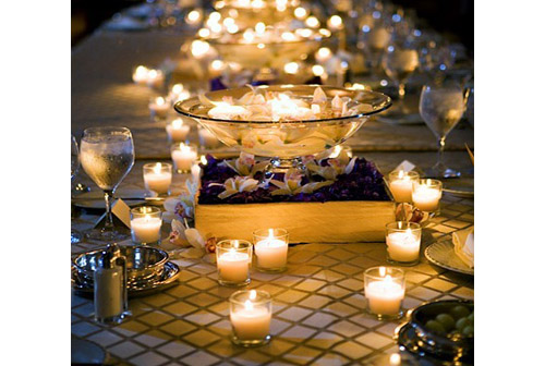 чайные свечи для стола