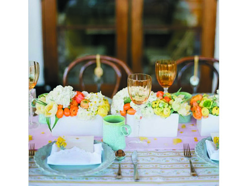 цветовая схема стола